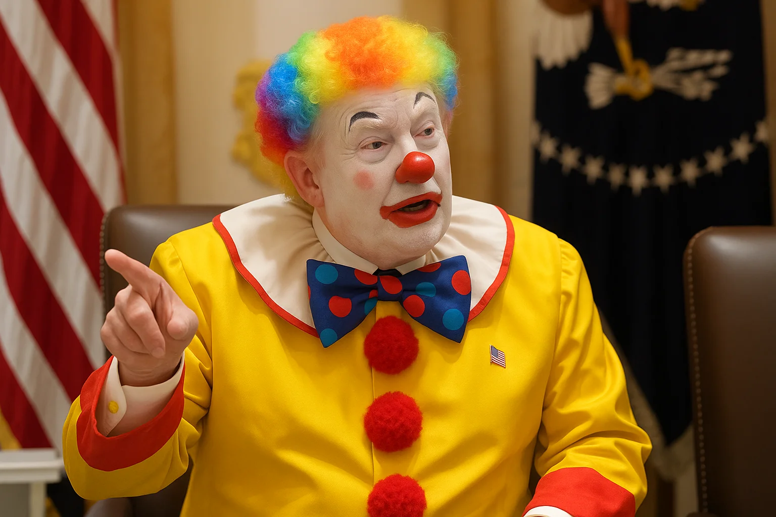 Donny Pointing Clown