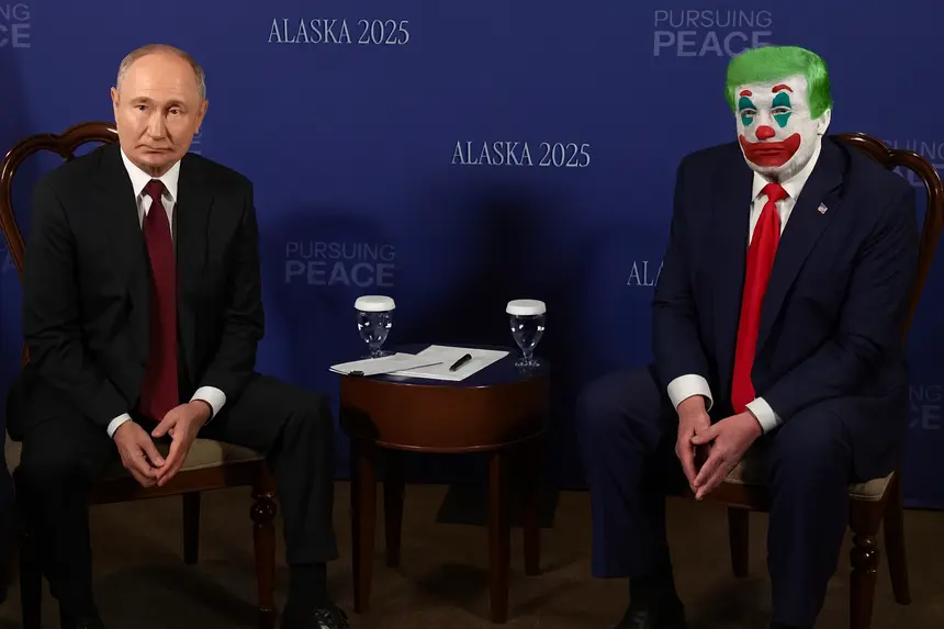Donny with Special Guest and War Criminal, Vladimir Putin
